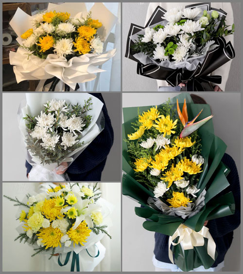 山东青岛平度市旧店镇曲村白事花束代送